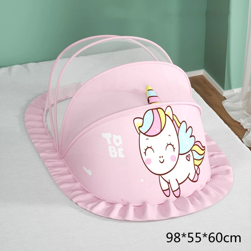 Super Mosquiteiro Retrátil e Portátil para bebê Knapp Shop Rosa Personalizado 